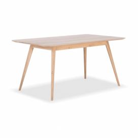 Jedálenský stôl z dubového dreva Gazzda Stafa, 160 × 90 cm