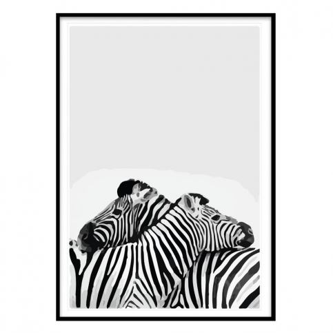 Obraz Piacenza Art Two Zebra, 30 × 20 cm Bonami.sk
