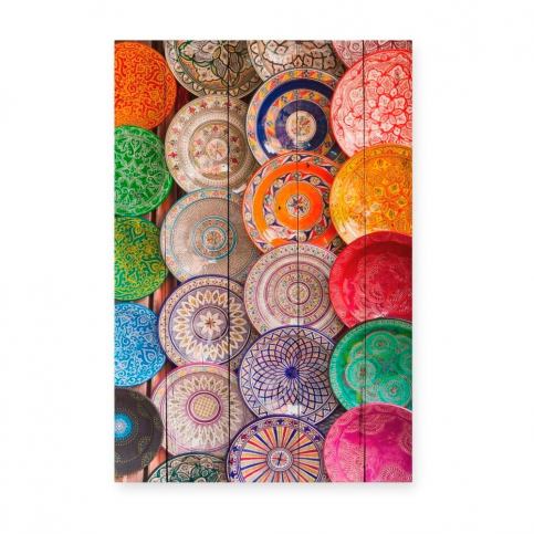 Drevená nástenná dekoratívna ceduľa Surdic Tabla Keramic, 40 × 60 cm Bonami.sk