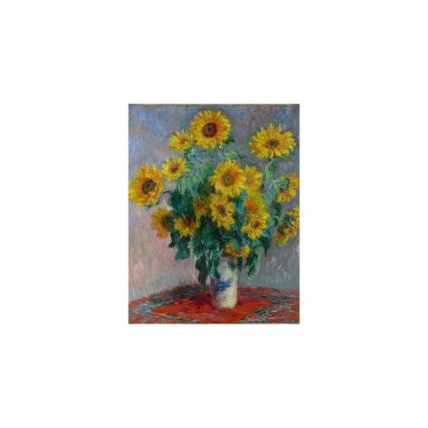Reprodukcia obrazu Claude Monet - Bouquet of Sunflowers , 50 × 40 cm Bonami.sk