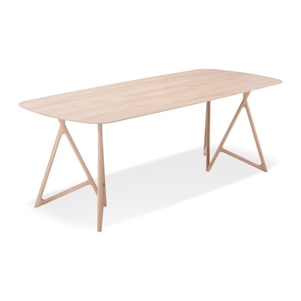 Jedálenský stôl z masívneho dubového dreva Gazzda Koza, 220 × 90 cm - Bonami.sk