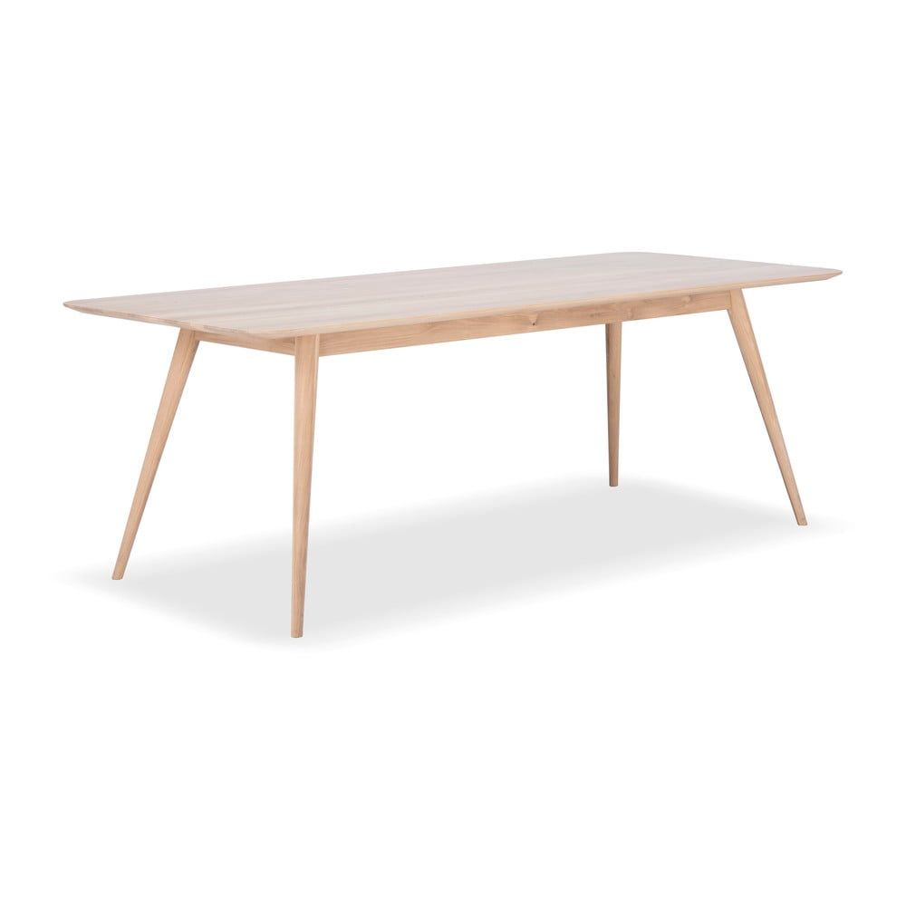 Jedálenský stôl z masívneho dubového dreva Gazzda Stafa, 220 × 90 cm - Bonami.sk