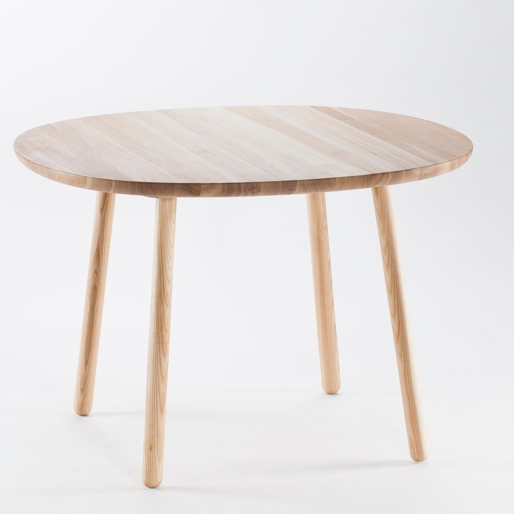 Prírodný jedálenský stôl z masívu EMKO Naïve, ⌀ 110 cm - Bonami.sk