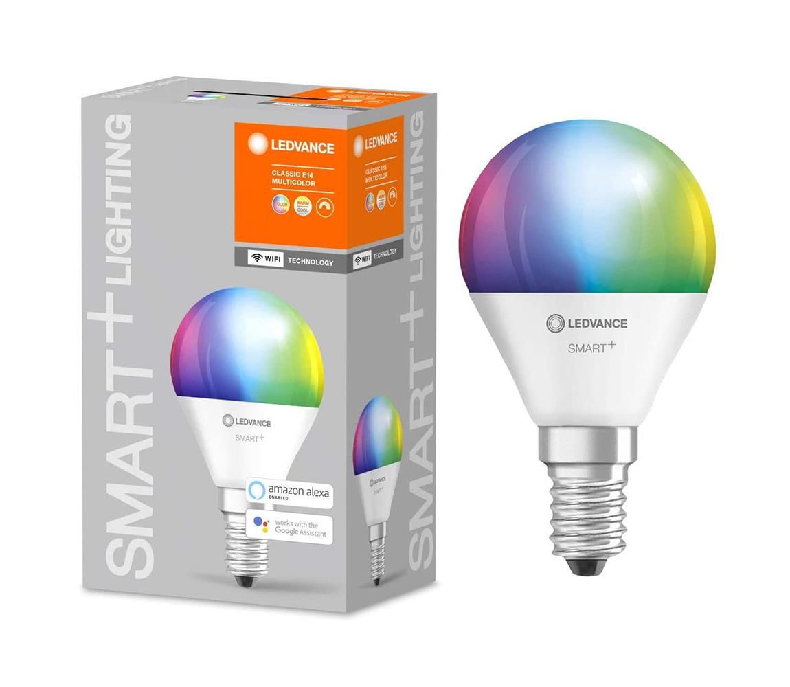 Ledvance LED RGBW Stmievateľná žiarovka SMART+ E14/5W/230V 2700K-6500K - Ledvance  - Svet-svietidiel.sk