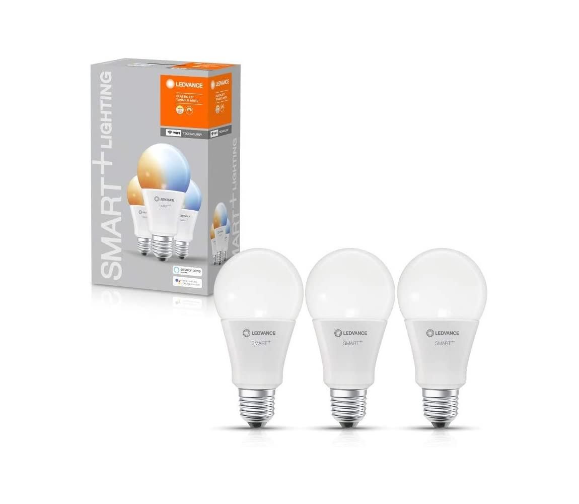 Ledvance SADA 3x LED Stmievateľná žiarovka SMART+ E27/14W/230V 2700K-6500K - Ledvance  - Svet-svietidiel.sk