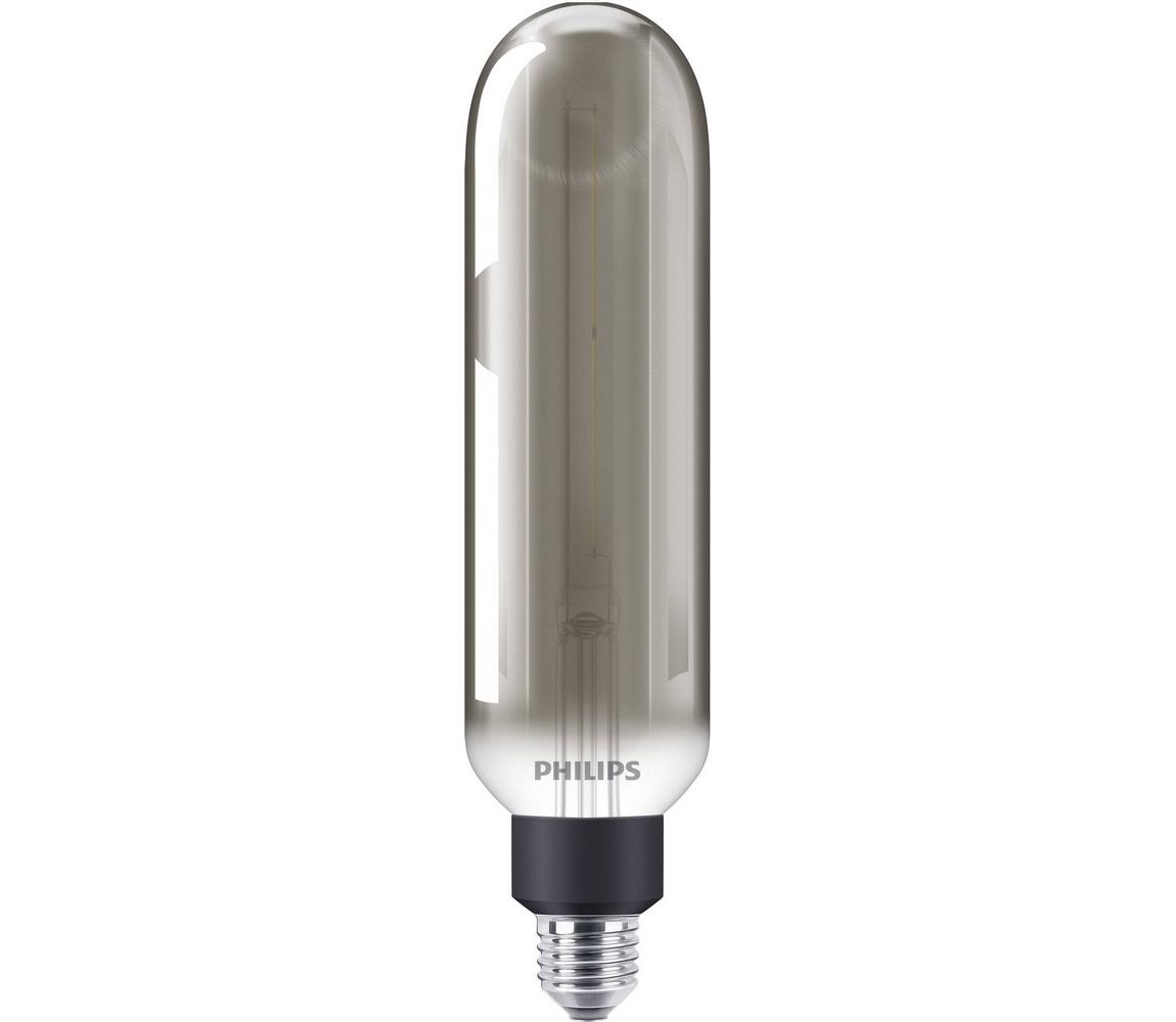 Philips LED Stmievateľná žiarovka SMOKY VINTAGE Philips T65 E27/6,5W/230V 4000K  - Svet-svietidiel.sk