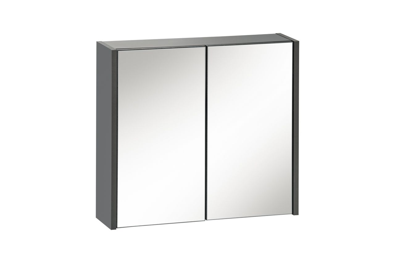 ArtCom Kúpeľňová zostava IBIZA Antracit Ibiza: zrkadlová skrinka 840 - 55 x 60 x 16 cm  - Mojnabytok.sk