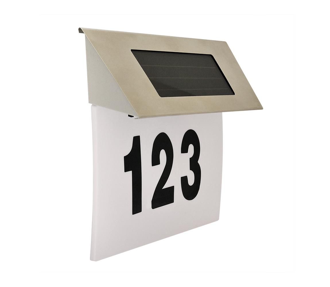  LED Solárne domové číslo 1,2V IP44  - Svet-svietidiel.sk