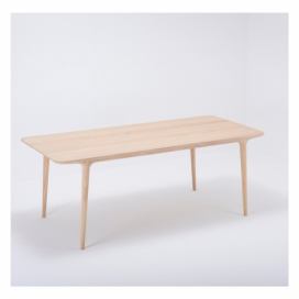 Jedálenský stôl z masívneho dubového dreva Gazzda Fawn, 200 × 90 cm