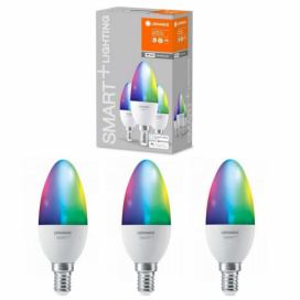 Ledvance SADA 3x LED RGBW Stmievateľná žiarovka SMART+ E14/5W/230V 2700K-6500K - Ledvance 
