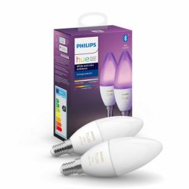 Philips SADA 2x LED Stmievateľná žiarovka Philips Hue WHITE AND COLOR E14/5,3W/230V 