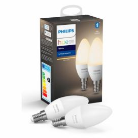 Philips SADA 2x LED Stmievateľná žiarovka Philips Hue WHITE E14/5,5W/230V 2700K 