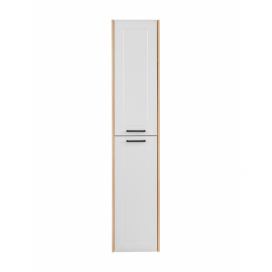 ArtCom Kúpeľňová zostava MADERA White Madera white: Vysoká skrinka 800