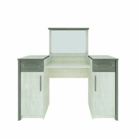 NABBI Salernes SR3 toaletný stolík so zrkadlom pino aurelio / madagascar / nelson