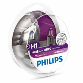 Philips SADA 2x Autožiarovka Philips VISION PLUS 12258VPS2 H1 P14,5s/55W/12V 3250K 