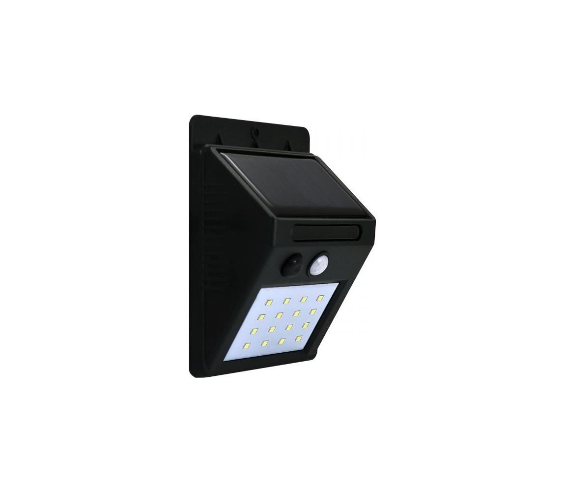  LED Solárne nástenné svietidlo so senzorom LED/2,2W IP44  - Svet-svietidiel.sk