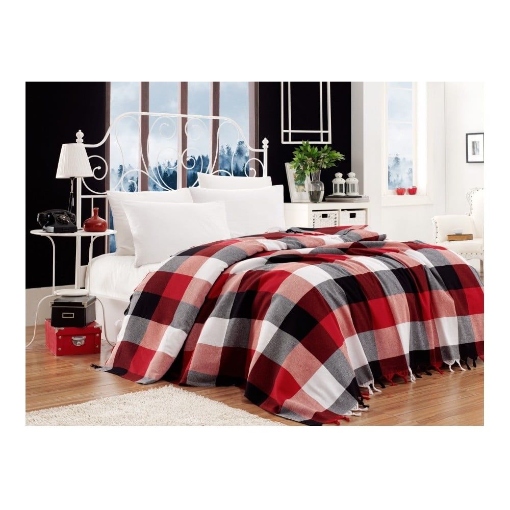 Bavlnený pléd pres postel na dvojlôžko Single Pique Kicho, 200 × 240 cm - Bonami.sk