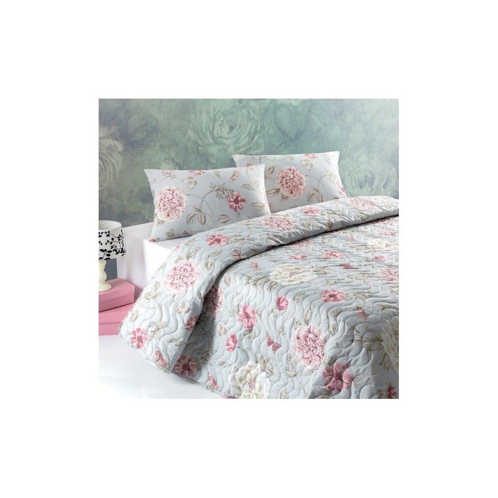 Pléd cez posteľ na dvojlôžko s obliečkami na vankúše Santos, 200 × 220 cm - Bonami.sk