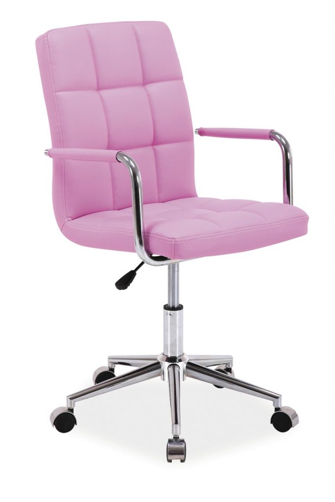 Kancelárska stolička Q-022 - ružová - nabbi.sk