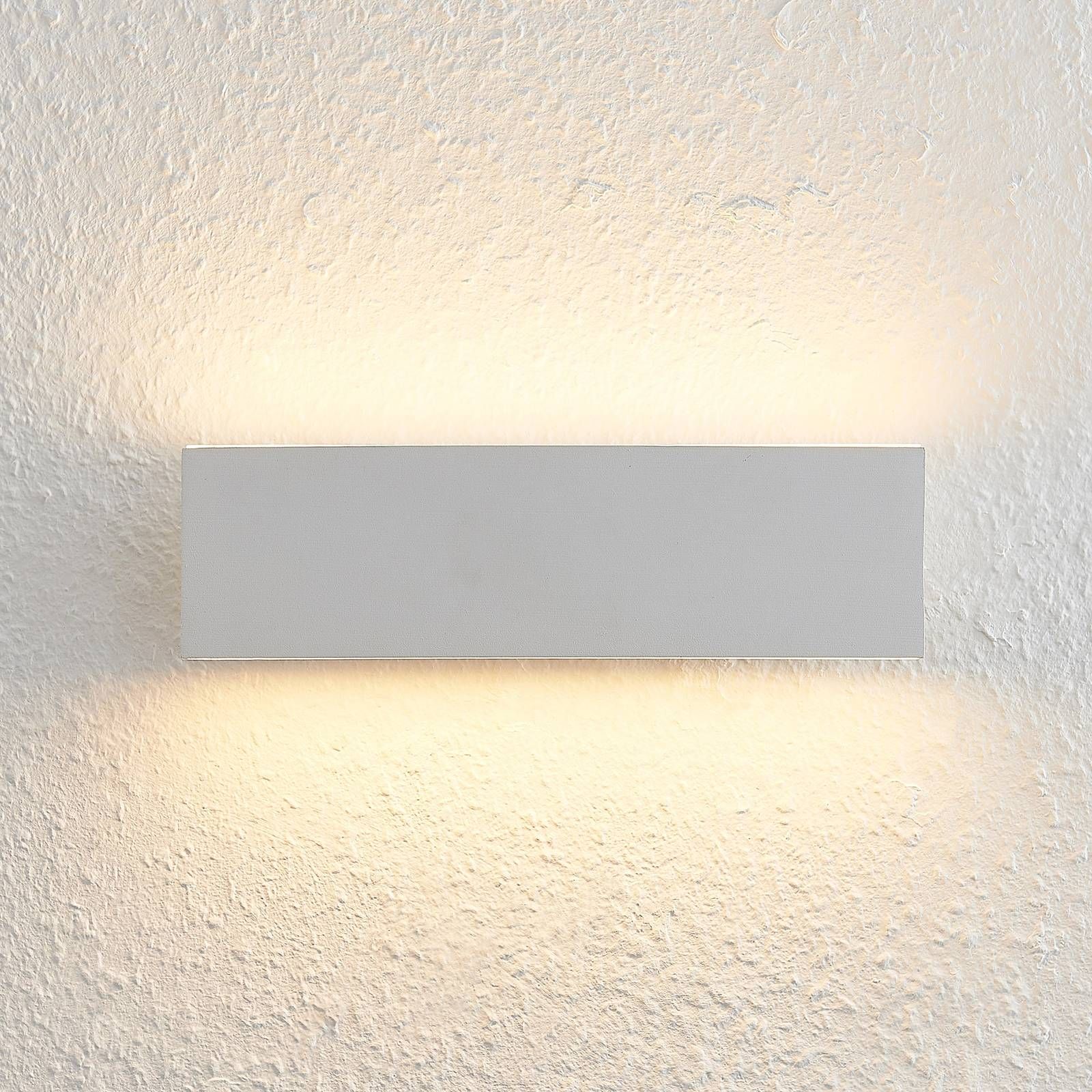 Lindby Lindby Ignazia LED nástenná lampa, 28 cm, biela - Svetlá.sk