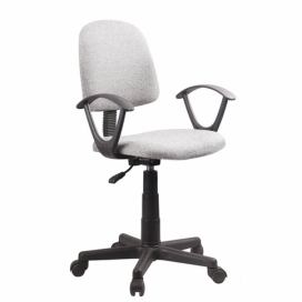 Kancelárska stolička s podrúčkami Tamson - sivá / čierna