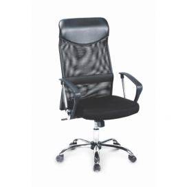 Kancelárska stolička s podrúčkami Vire - čierna