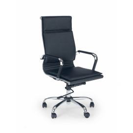 Kancelárska stolička s podrúčkami Mantus - čierna