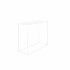 Biely konzolový kovový stôl Custom Form Tensio, 100 x 35 cm