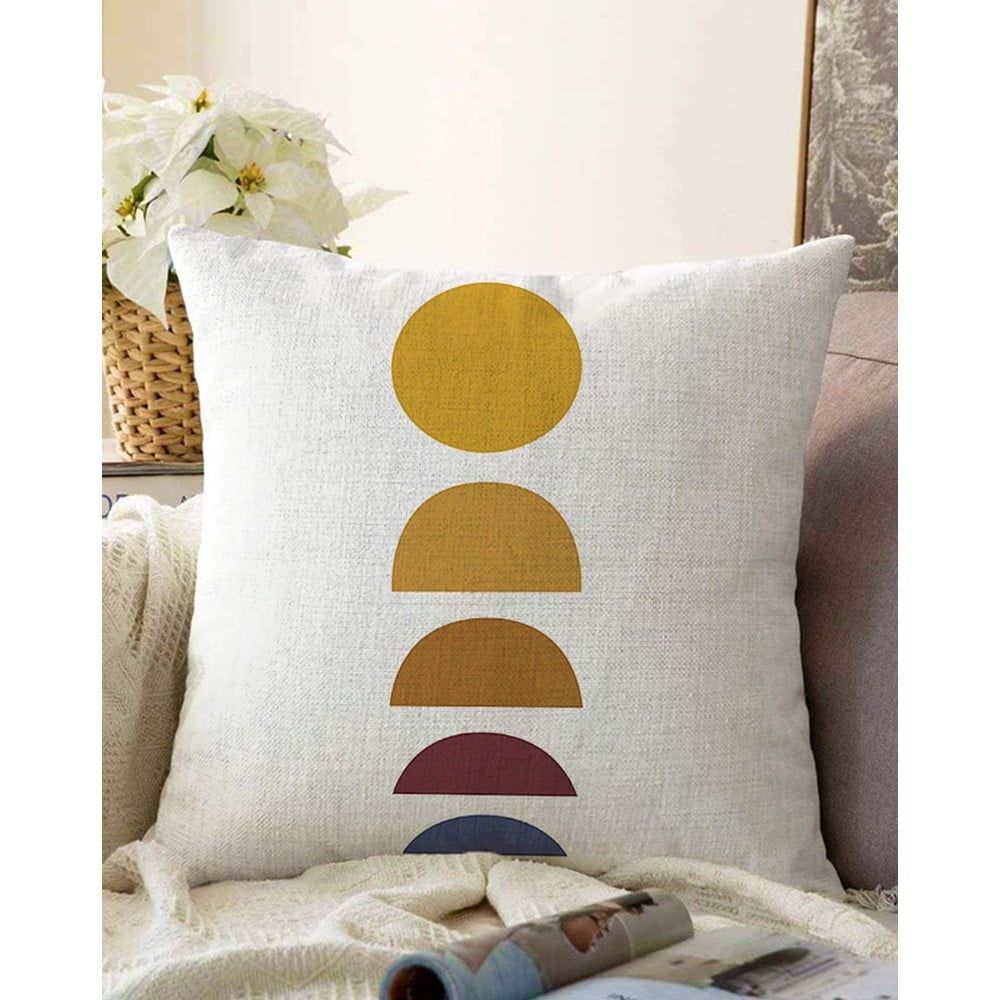 Obliečka na vankúš s prímesou bavlny Minimalist Cushion Covers Sunset, 55 x 55 cm - Bonami.sk