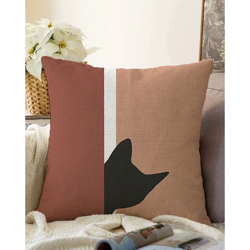 Obliečka na vankúš s prímesou bavlny Minimalist Cushion Covers Kitten, 55 x 55 cm - Bonami.sk