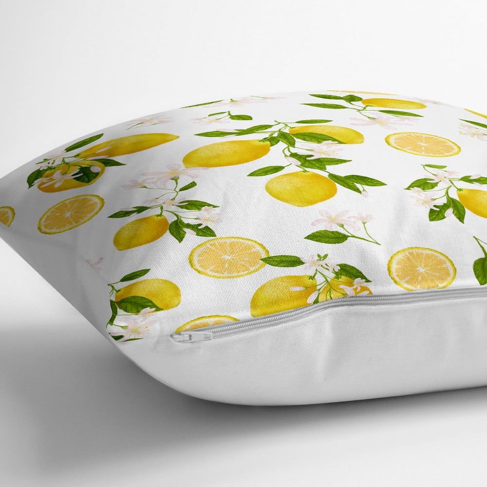 Obliečka na vankúš s prímesou bavlny Minimalist Cushion Covers Lemons, 70 x 70 cm - Bonami.sk