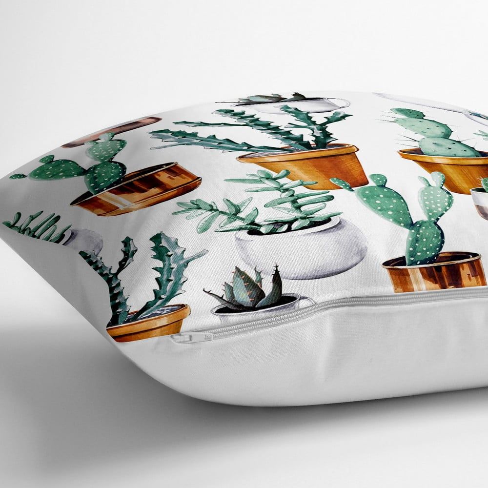 Obliečka na vankúš s prímesou bavlny Minimalist Cushion Covers Cactus in Pot, 70 x 70 cm - Bonami.sk