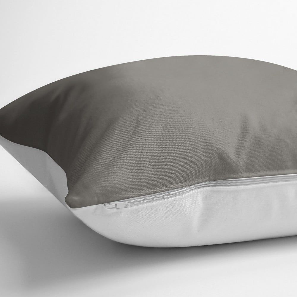Sivá obliečka na vankúš s prímesou bavlny Minimalist Cushion Covers Fluffy, 70 x 70 cm - Bonami.sk
