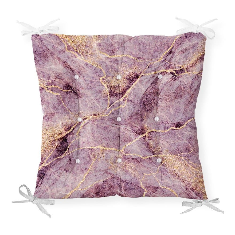 Sedák s prímesou bavlny Minimalist Cushion Covers Lila Marble, 40 x 40 cm - Bonami.sk