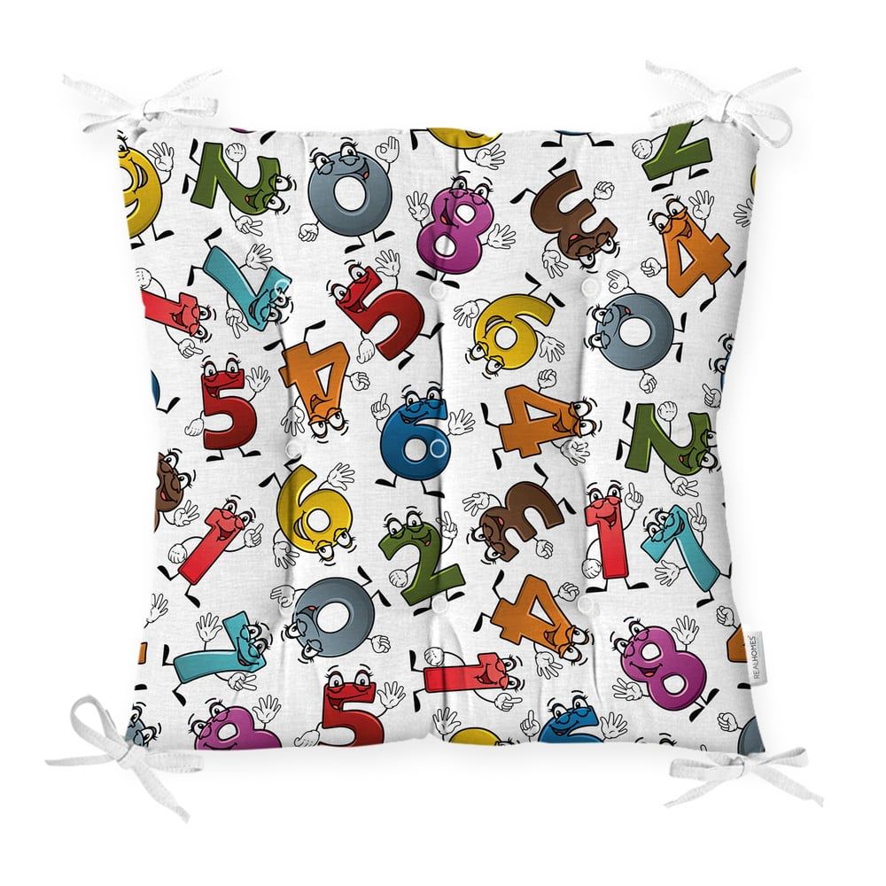 Sedák s prímesou bavlny Minimalist Cushion Covers Crazy Numbers, 40 x 40 cm - Bonami.sk