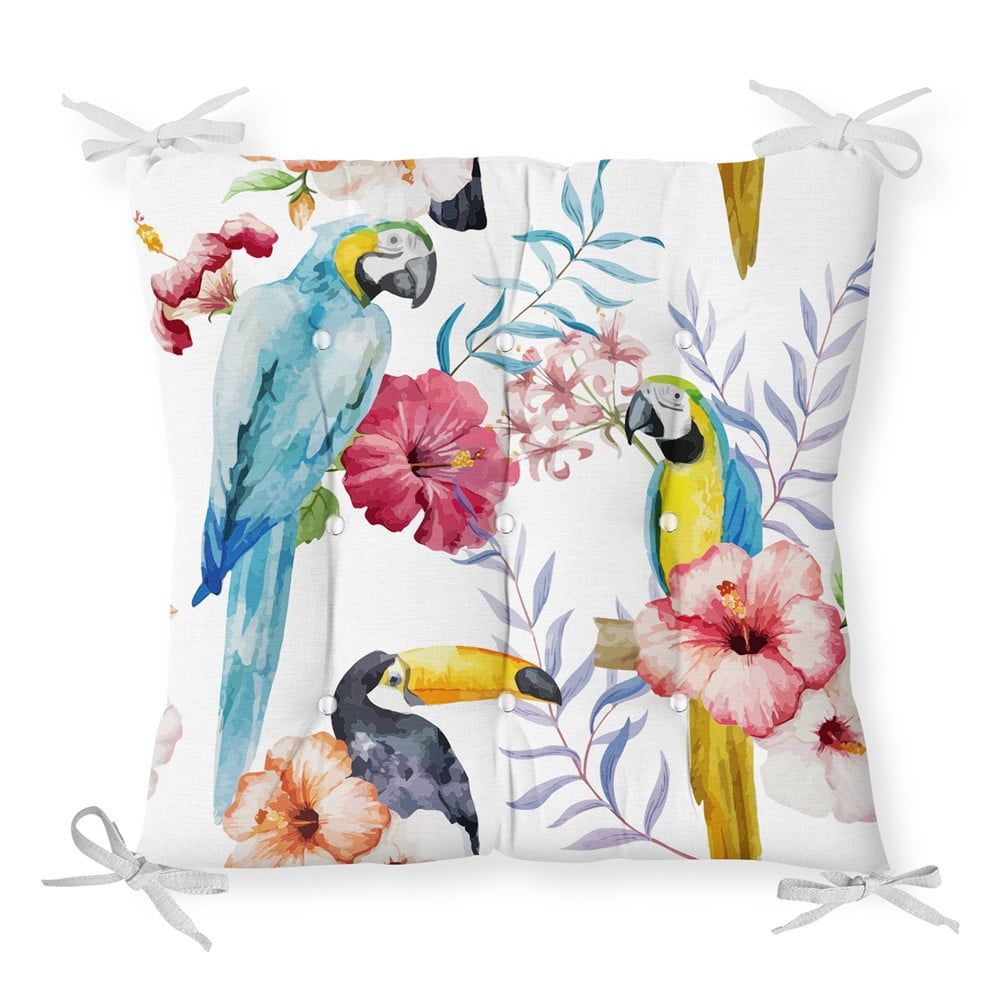 Sedák s prímesou bavlny Minimalist Cushion Covers Jungle Birds, 40 x 40 cm - Bonami.sk
