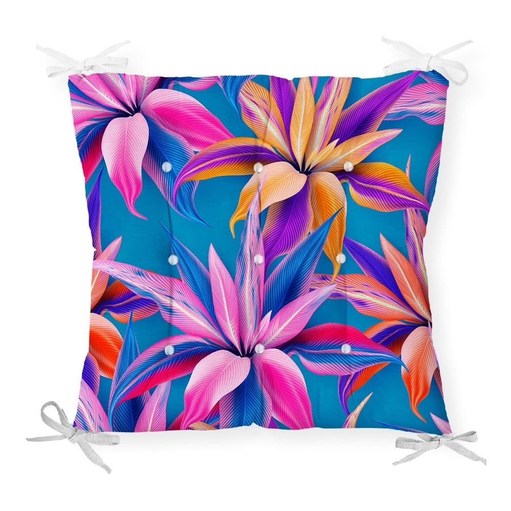 Sedák s prímesou bavlny Minimalist Cushion Covers Bright Flowers, 40 x 40 cm - Bonami.sk