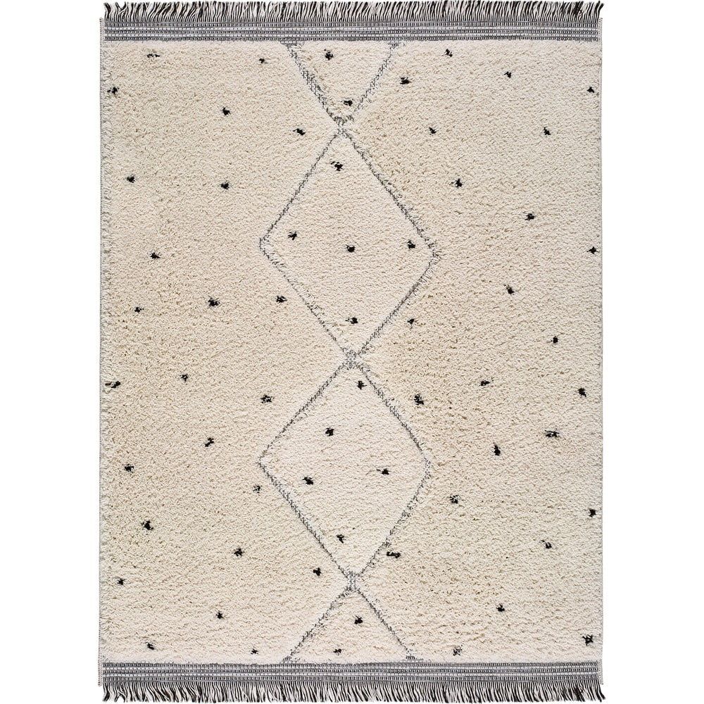 Béžový koberec Universal Horizon Dots, 76 x 150 cm - Bonami.sk
