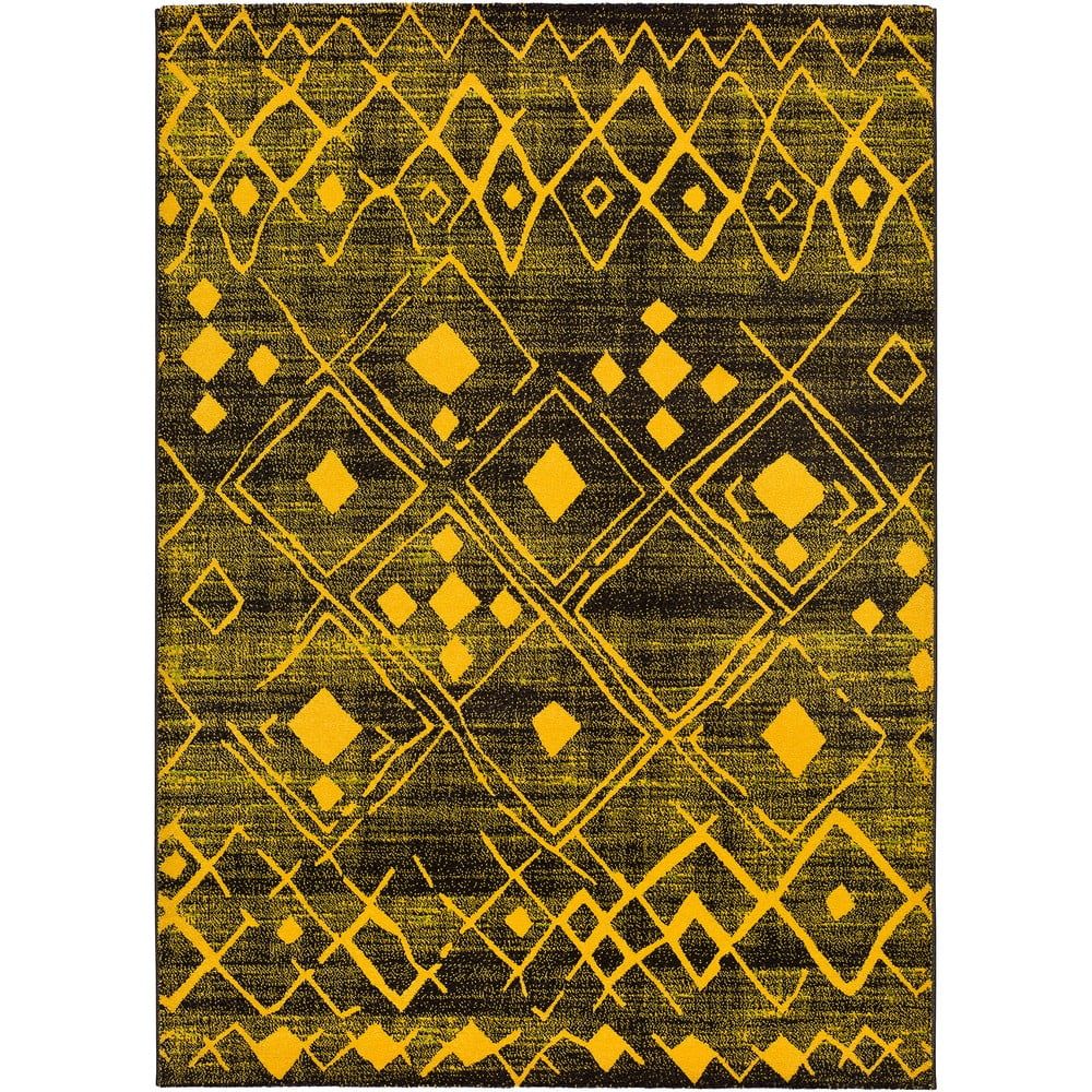 Žltý koberec Universal Neon Shine, 80 x 150 cm - Bonami.sk
