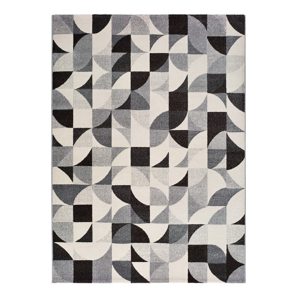 Sivý koberec Universal Adra Geo, 80 x 150 cm - Bonami.sk