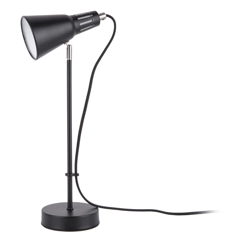 Čierna stolová lampa Leitmotiv Mini Cone, ø 16 cm - Bonami.sk