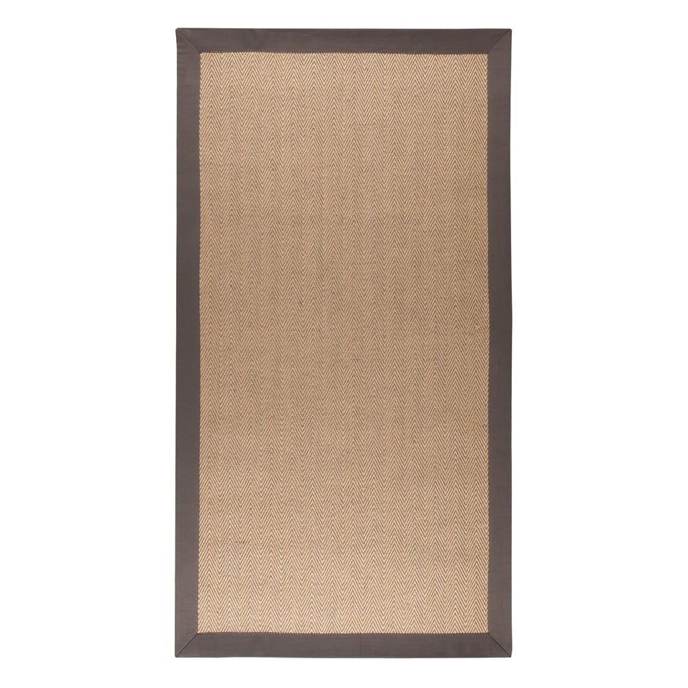 Hnedo-sivý jutový koberec Flair Rugs Herringbone, 160 x 230 cm - Bonami.sk