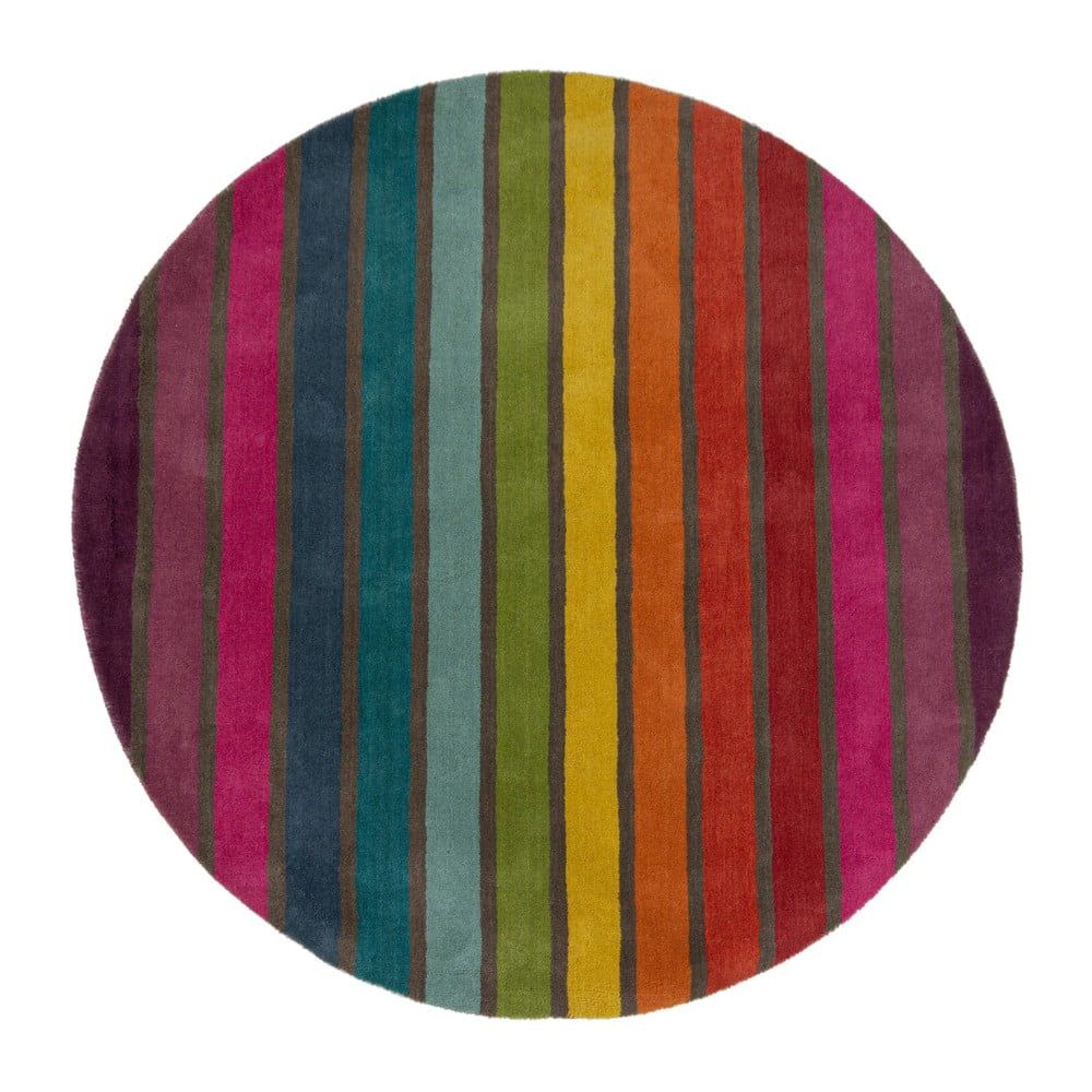 Vlnený koberec Flair Rugs Candy, ⌀ 160 cm - Bonami.sk