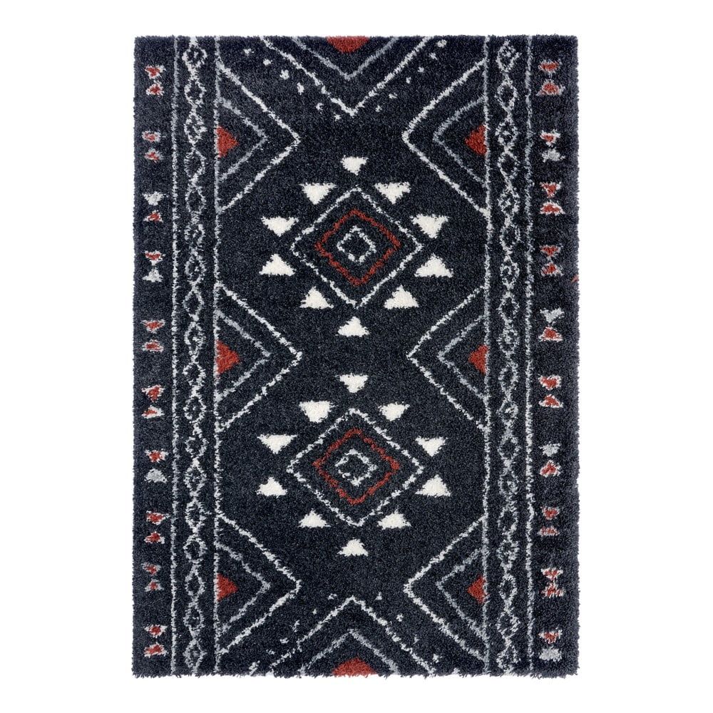Čierny koberec Mint Rugs Hurley, 80 x 150 cm - Bonami.sk