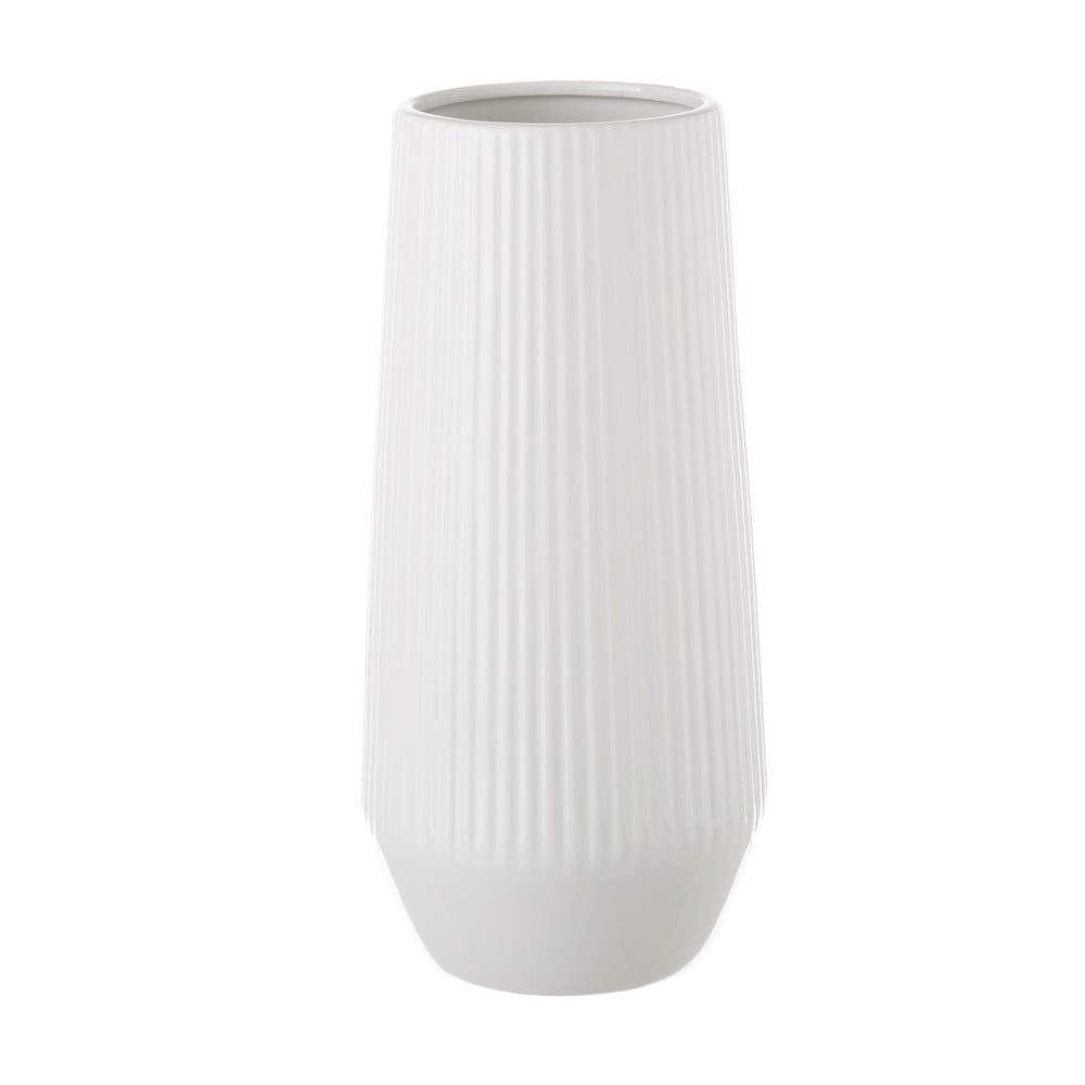 Biela keramická váza Unimasa, 14,5 x 30 cm - Bonami.sk