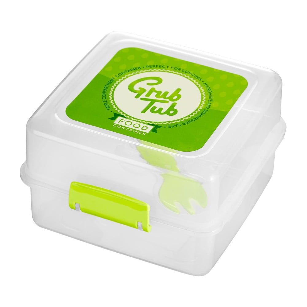 Set 2 desiatových boxov so zeleným vekom Premier Housewares Grub Tub, 13,5 × 10 cm - Bonami.sk