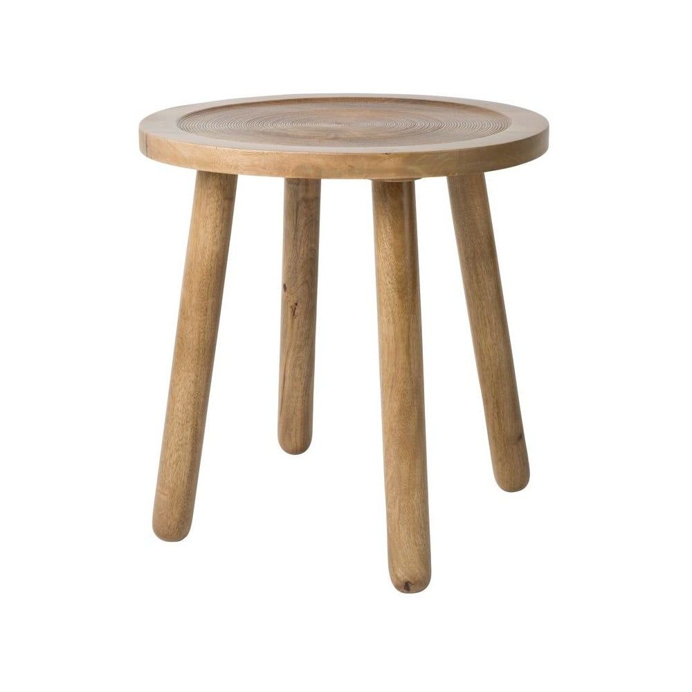 Odkladací stolík z mangového dreva Zuiver Dendron, Ø 43 cm - Bonami.sk