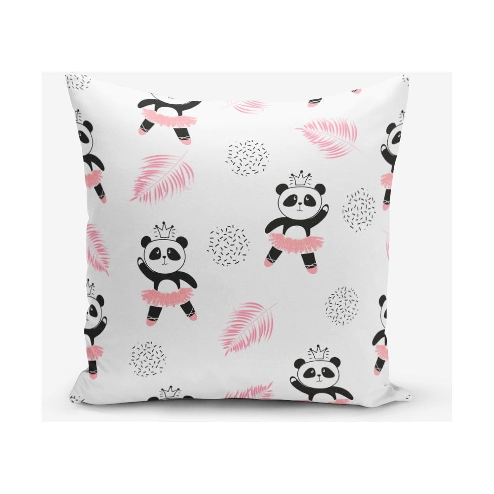 Obliečka na vankúš s prímesou bavlny Minimalist Cushion Covers Panda, 45 × 45 cm - Bonami.sk