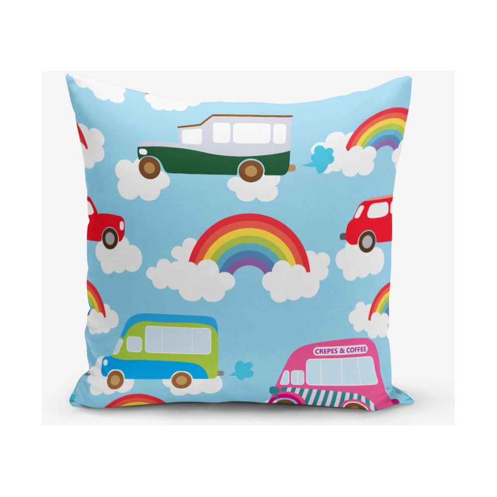 Obliečka na vankúš s prímesou bavlny Minimalist Cushion Covers Rainbow, 45 × 45 cm - Bonami.sk