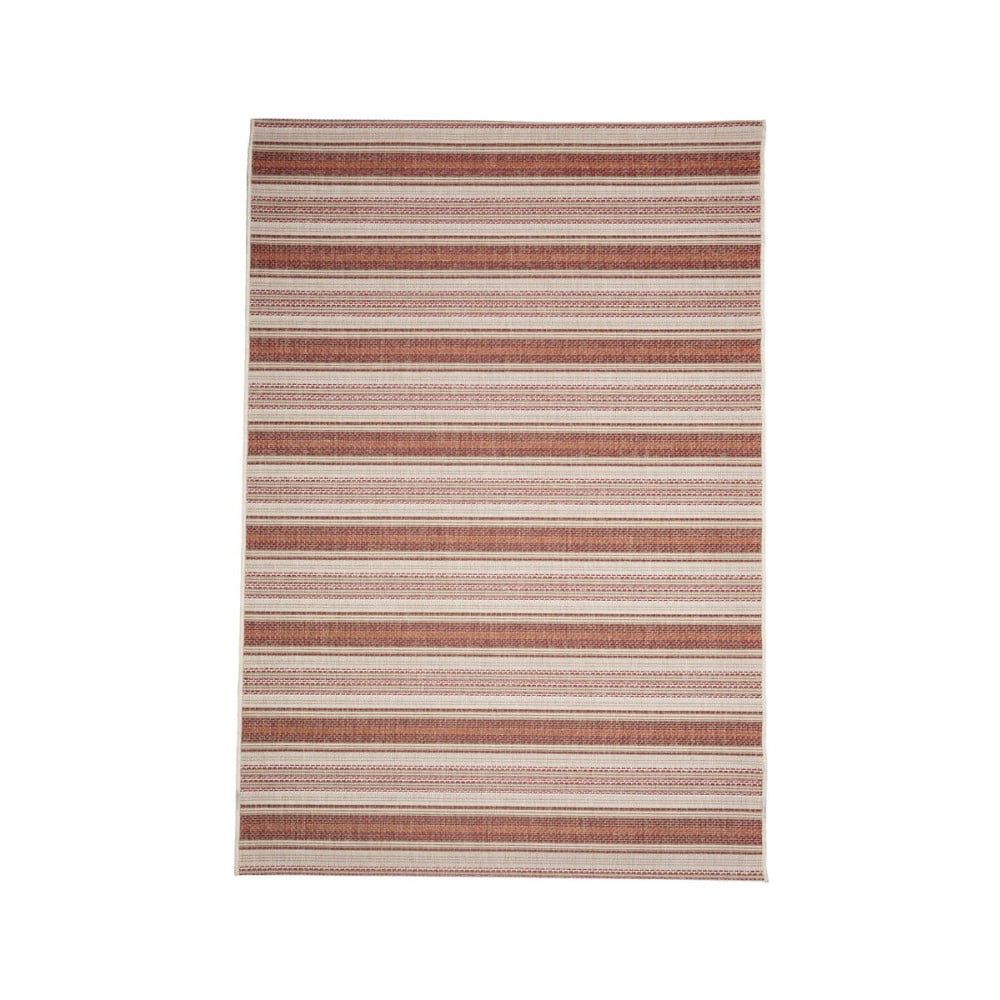 Béžovo-červený vonkajší koberec Floorita Riga, 135 × 190 cm - Bonami.sk